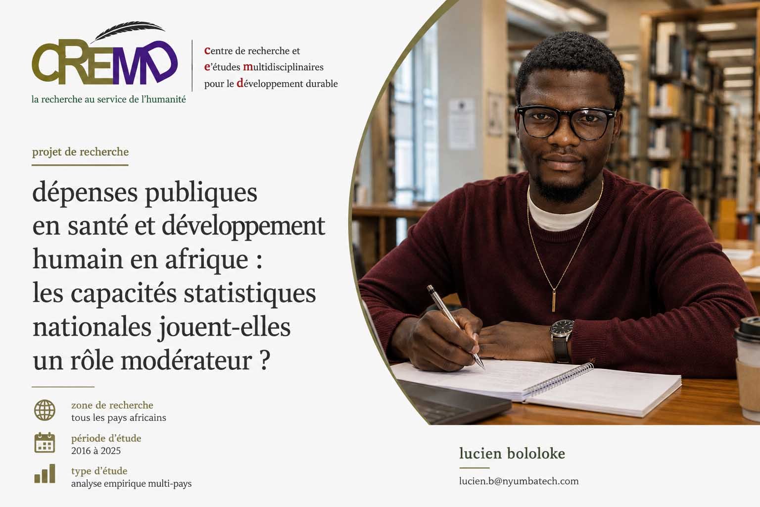 Dépenses publiques en santé et développement humain en Afrique subsaharienne : les capacités statistiques nationales jouent-elles un rôle modérateur ?